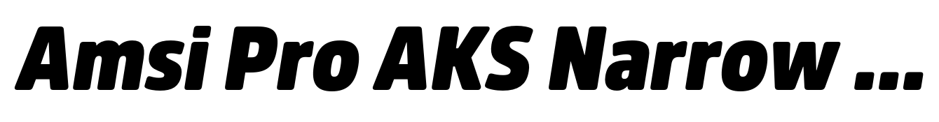 Amsi Pro AKS Narrow Ultra Italic